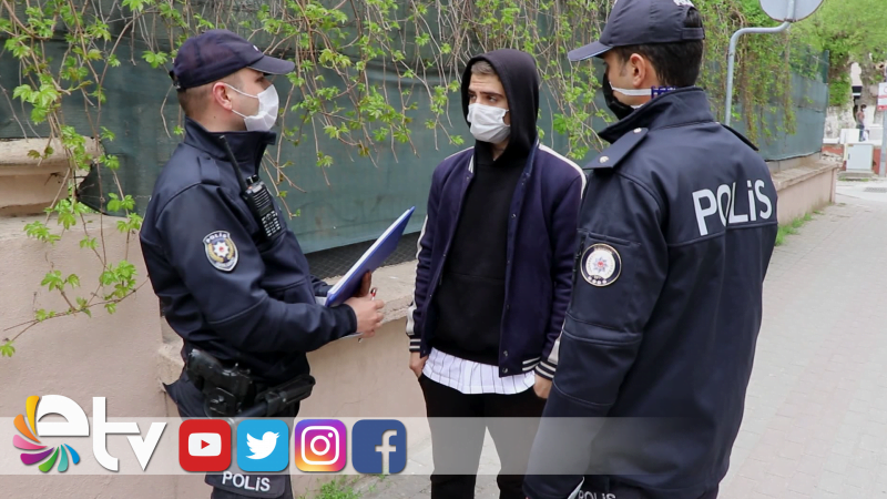 KISITLAMADA BAŞKA SEMTE ALIŞVERİŞE GİDEN VATANDAŞA CEZA KESİLDİ