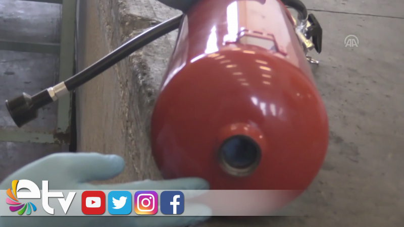 KOKAİNİ YANGIN TÜPÜNE GİZLEMİŞ