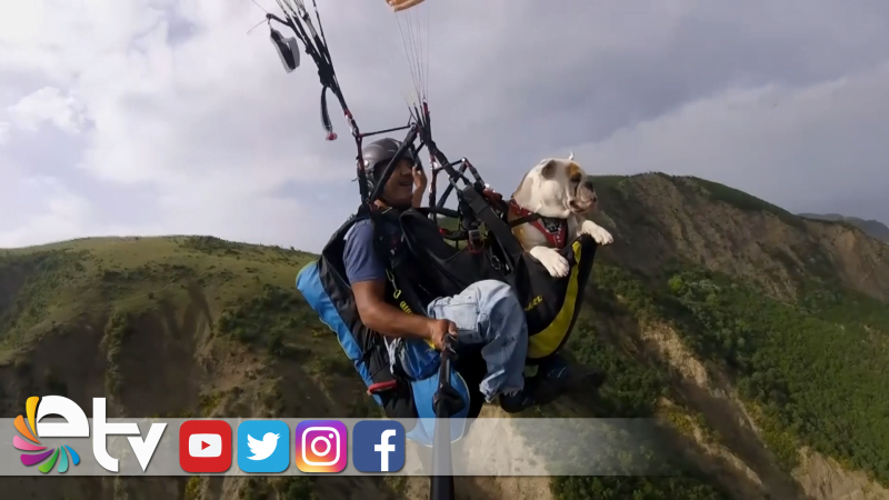 KÖPEĞİYLE BERABER GÖKYÜZÜYLE BULUŞTU