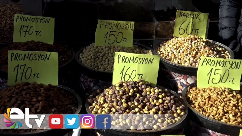 KURUYEMİŞ FİYATLARINDA BÜYÜK ARTIŞ