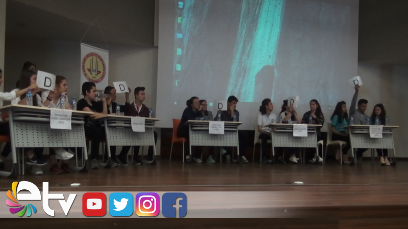 LİSELER ARASI BİLGİ YARIŞMASI YAPILDI