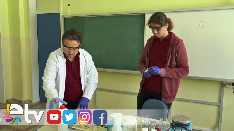 LİSELİ YUŞA’NIN HEDEFİ KİMYA DALINDA ALTIN MADALYA