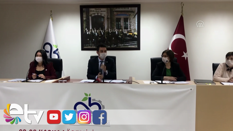 MECLİS ÜYELERİ TOPLANTIYA MASKEYLE GİRDİ