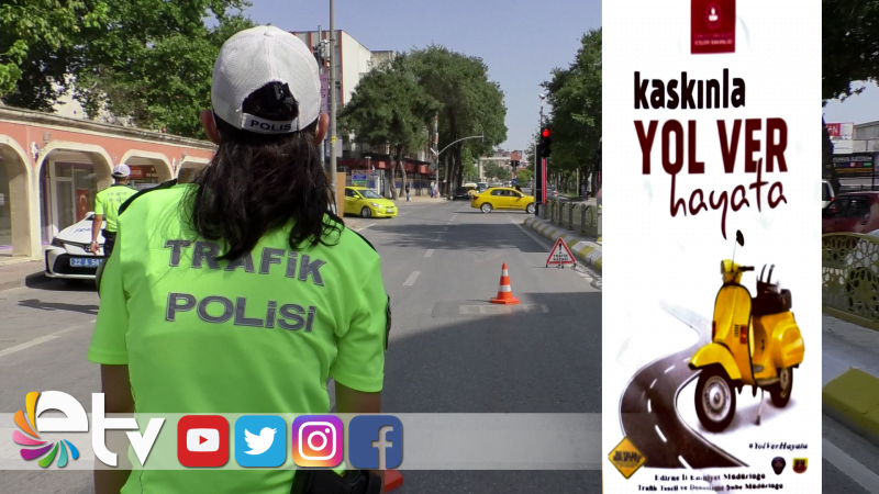 MOTOSİKLET SÜRÜCÜLERİNE KASK DENETİMİ GERÇEKLEŞTİRİLDİ