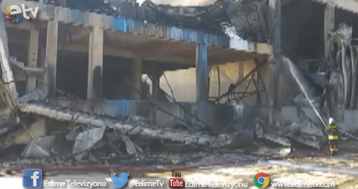 MÜREKKEP FABRİKASI KÜL OLDU