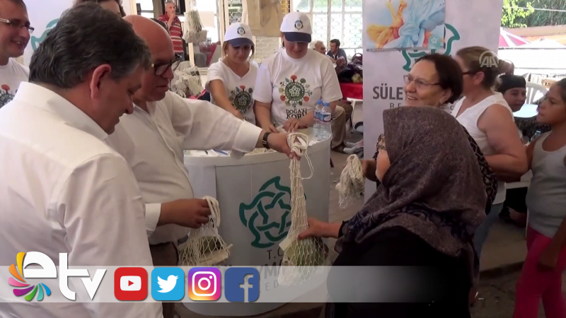 NAYLON POŞET YERİNE FİLE VE BEZ TORBA