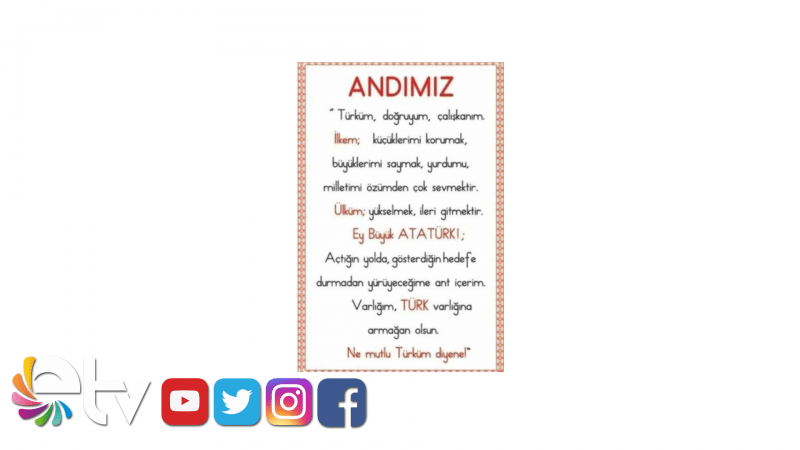 ÖĞRENCİ ANDI GERİ DÖNÜYOR