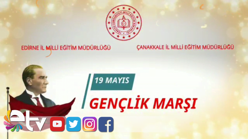 ÖĞRETMEN VE ÖĞRENCİLERDEN 19 MAYIS GENÇLİK MARŞI