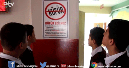 OKULDA KÜFÜRSÜZ HAVA SAHASI