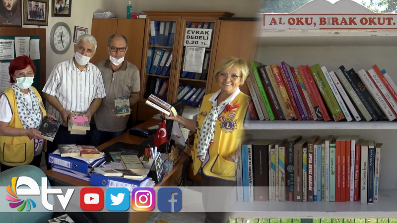 'OKUYAN BİR TÜRKİYE OLMAK İÇİN’ KİTAP BAĞIŞLADILAR