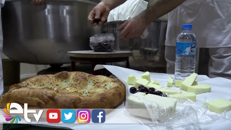 PİŞİRDİKLERİ İLK PİDEYLE SAHUR YAPTILAR