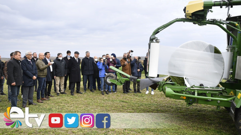 RULO BALYA MAKİNESİ ÇİFTÇİLERİN HİZMETİNE SUNULDU