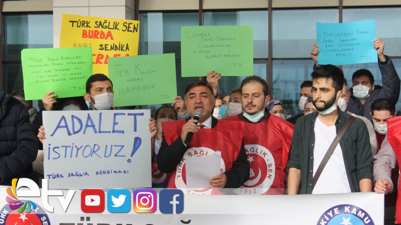 SAĞLIK BAKANINI ALKIŞLARLA PROTESTO ETTİLER