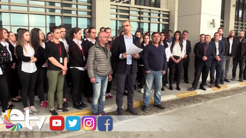 SAĞLIK ÇALIŞANINA ŞİDDET UYGULAMASI PROTESTO EDİLDİ