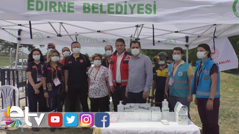 SAĞLIK EKİPLERİ SARAYİÇİ ER MEYDANI’NDA GÖREV BAŞINDA