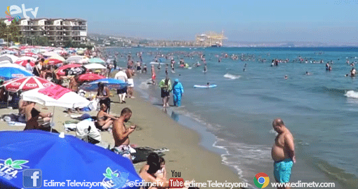 SAHİLLERDE TATİL YOĞUNLUĞU