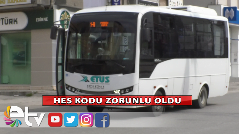 ŞEHİR İÇİ TOPLU ULAŞIMDA HES KODU