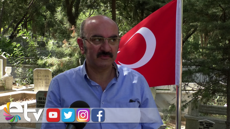 ŞEHİT KABİRLERİNDEKİ BAYRAKLAR YENİLENDİ