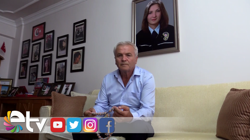 ŞEHİT KIZININ HEDİYESİ TESPİHİ ELİNDEN BIRAKMIYOR