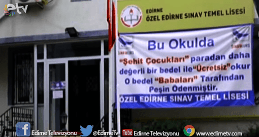 ŞEHİT VE GAZİ ÇOCUKLARINA ÜCRETSİZ EĞİTİM