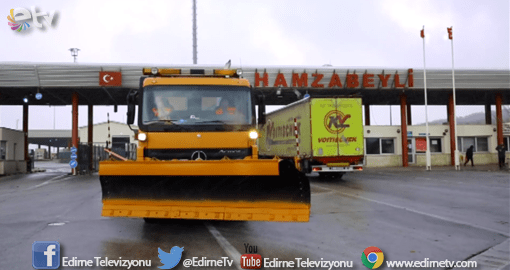 SINIRA KAR YAĞDI