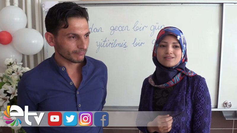 SURİYELİ GELİN OKUMA YAZMA HAYALİNİ GERÇEKLEŞTİRDİ