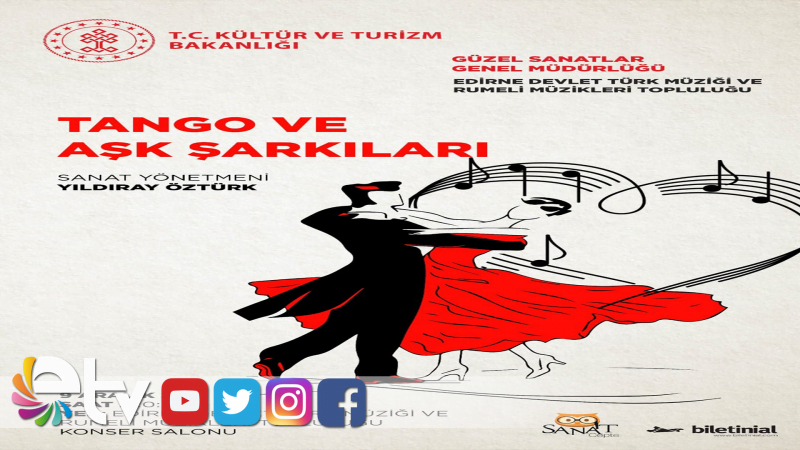TANGO VE AŞK ŞARKILARI KONSERİ DÜZENLENECEK