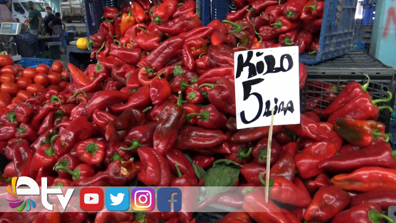 TARHANA BİBERİ TEZGAHA ÇIKTI