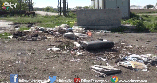 TARIM ARAZİLERİNİN YANI ÇÖPLÜĞE DÖNÜŞTÜ