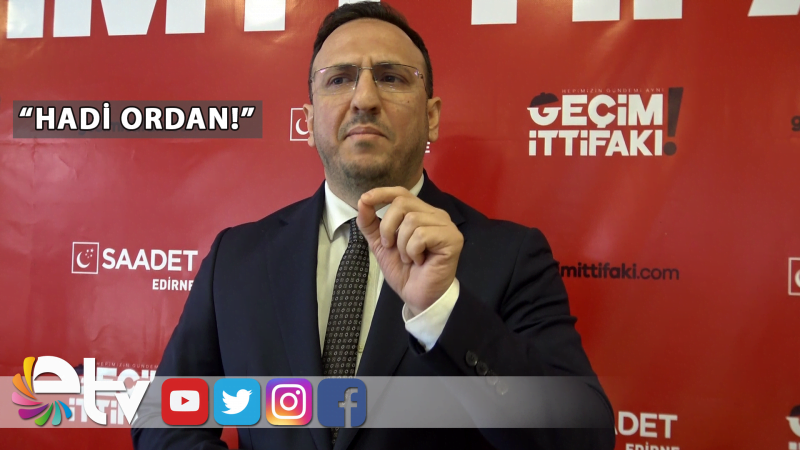 TEKİN: “HADİ ORDAN” DEMENİN ZAMANI GELMEDİ Mİ?