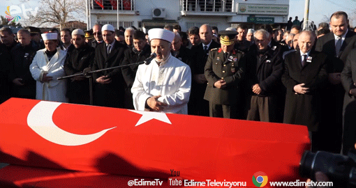 TEKİRDAĞ ŞEHİDİNE VEDA ETTİ