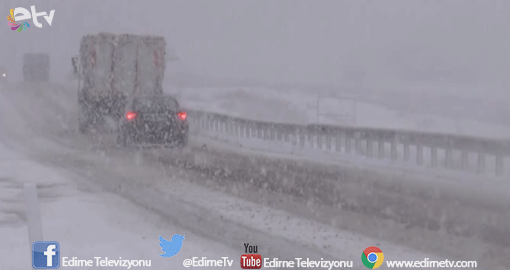 TEKİRDAĞ’DA KAR VAR