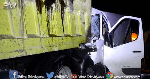 TEKİRDAĞ'DA TRAFİK KAZASI 1 ÖLÜ