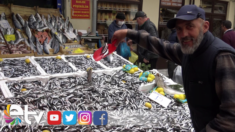 TEZGAHLARDA HAMSİ BOLLUĞU