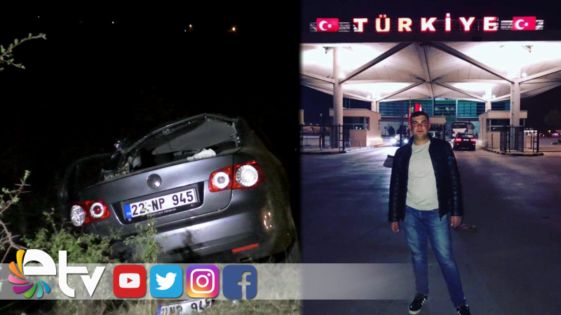 TIRLA OTOMOBİL ÇARPIŞTI: 1 ÖLÜ