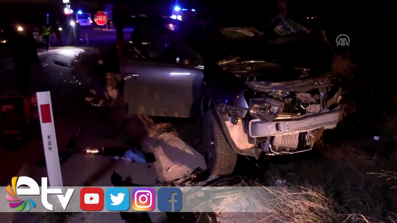 TRAFİK KAZASI: 2 ÖLÜ