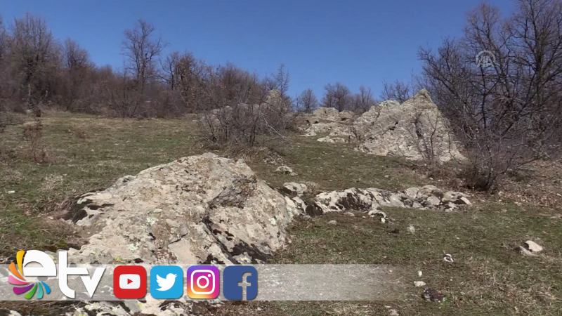 TRAKLAR'A AİT KAYA ANITLARI BULUNDU