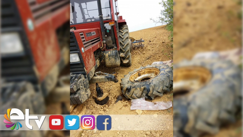 TRAKTÖRÜ BOZULAN ÇİFTÇİ ÇARESİZ