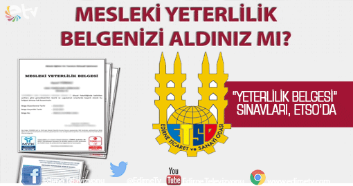 “YETERLİLİK BELGESİ” SINAVLARI