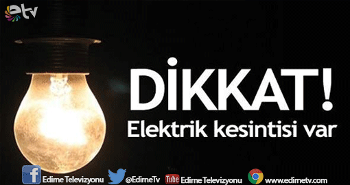 YİNE ELEKTRİK KESİNTİSİ!