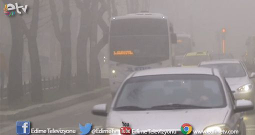 YOĞUN SİS HAYATI OLUMSUZ ETKİLİYOR