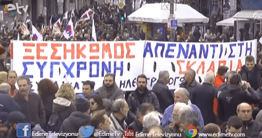 YUNANİSTAN'DA GENEL GREV