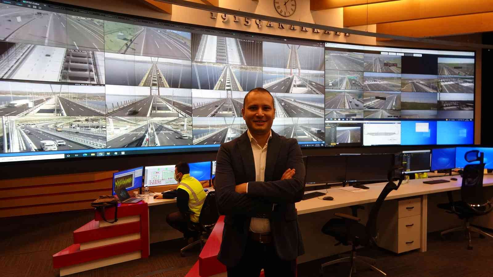 Dünyanın en uzun orta açıklığına sahip 1915 Çanakkale Köprüsü ve bağlantı otoyolları son teknolojik Akıllı Ulaşım Sistemleri (AUS) ile donatıldı ...