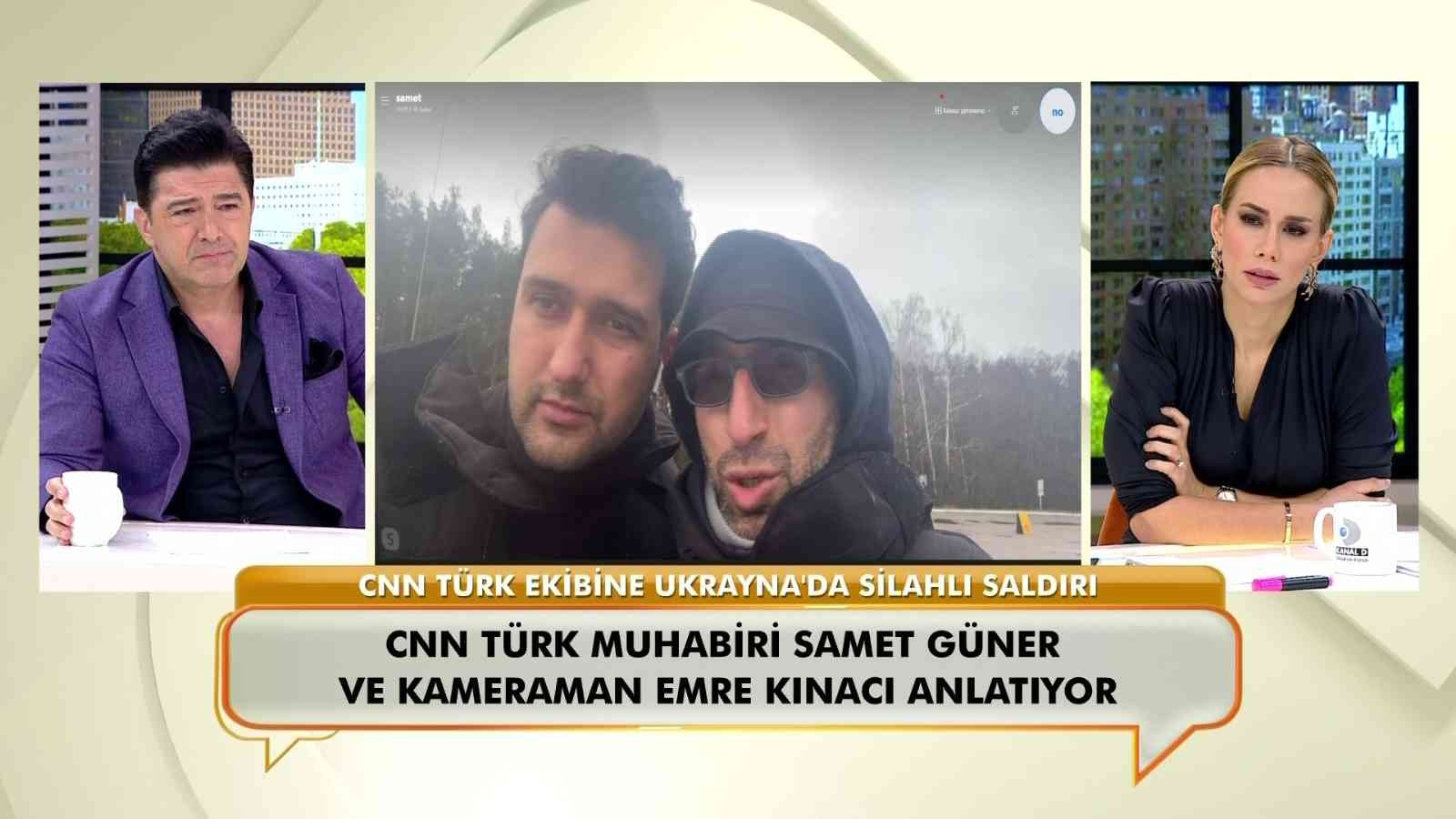 Ateş hattında kalan muhabir ve kameraman o anları anlattı Rusya’nın Ukrayna’ya yönelik saldırılarını takip etmek amacıyla bölgede bulunan televizyon muhabiri ve kameramanı ateş hattında kaldıkları o ...