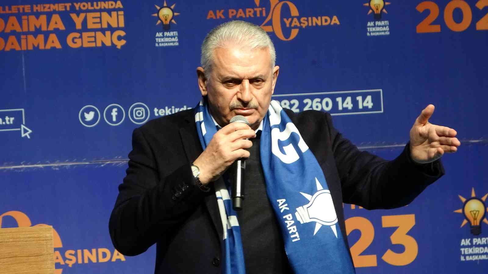 AK Parti Tekirdağ İl Başkanlığı’nca Çorlu Halk Eğitimi Merkezi 15 Temmuz Konferans Salonu’nda düzenlenen genişletilmiş il danışma kurulu ...