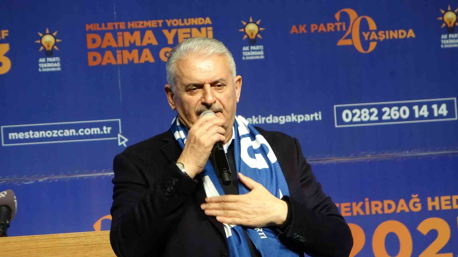 AK Parti Tekirdağ İl Başkanlığı’nca Çorlu Halk Eğitimi Merkezi 15 Temmuz Konferans Salonu’nda düzenlenen genişletilmiş il danışma kurulu ...