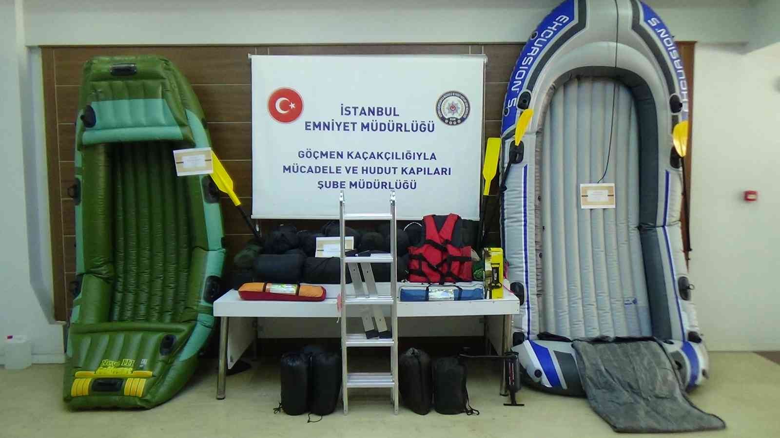 İstanbul polisi son on günde Fatih, Zeytinburnu, Esenler ve Silivri ilçelerinde göçmen kaçakçılığında yönelik 5 farklı operasyon düzenlendi ...