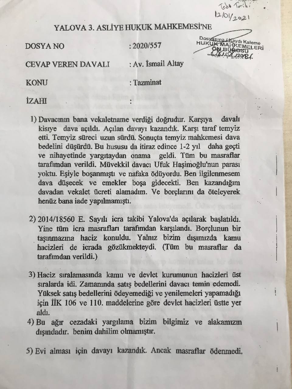 Mahkemede kazandığı tazminatı 10 yıldır alamadı Kocaeli’nin Karamürsel ilçesinde yaşayan Ufuk Haşimoğlu, 10 yıl önce temelden satın aldığı, ancak tamamlandığında anlaştığı metrekarede olmayan ...