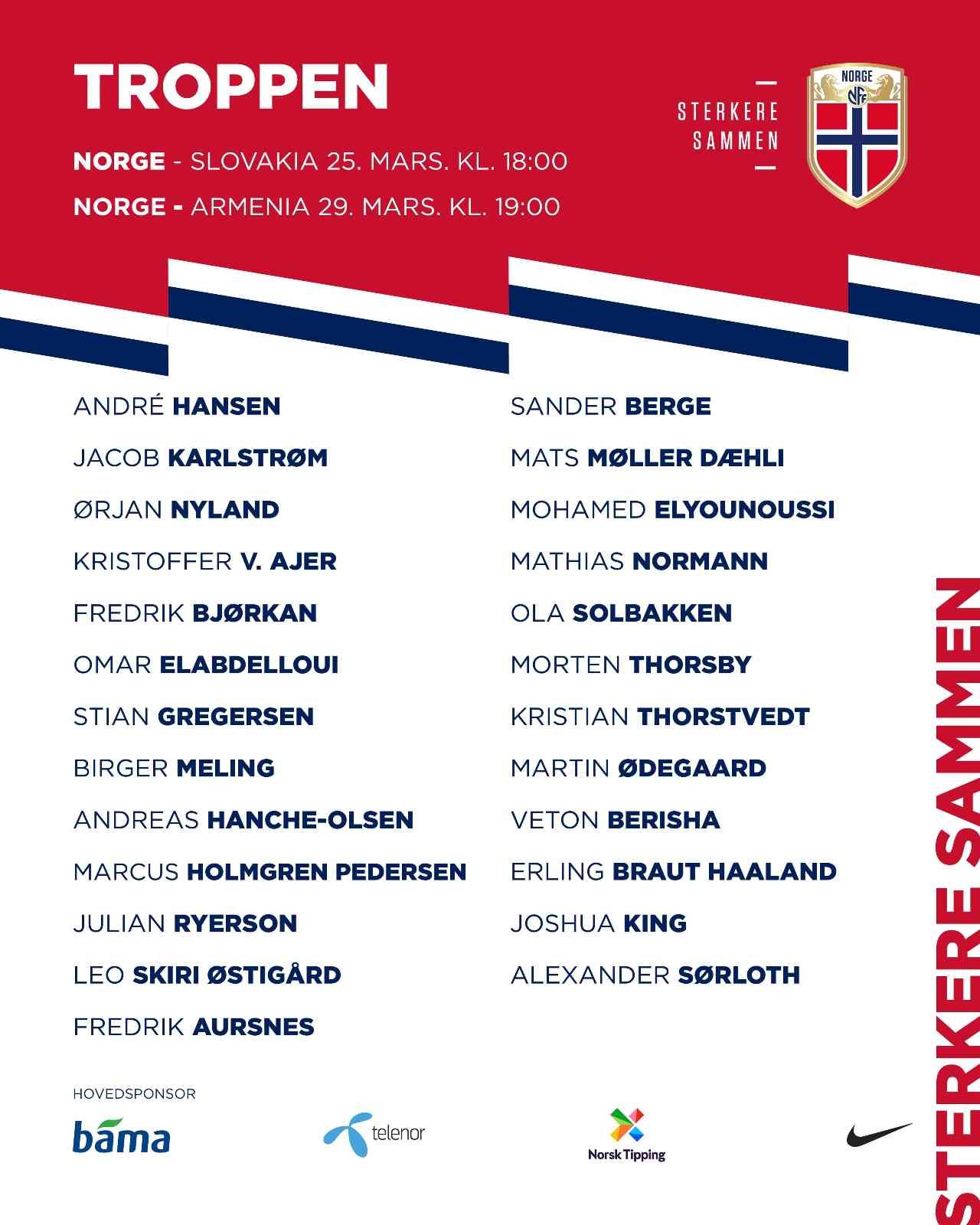 Nelsson, Omar ve Cornelius’a milli davet Galatasaray’ın defans oyuncuları Victor Nelsson ve Omar Elabdelloui ile Trabzonspor’un forveti Andreas Cornelius, milli takımlarının aday ...