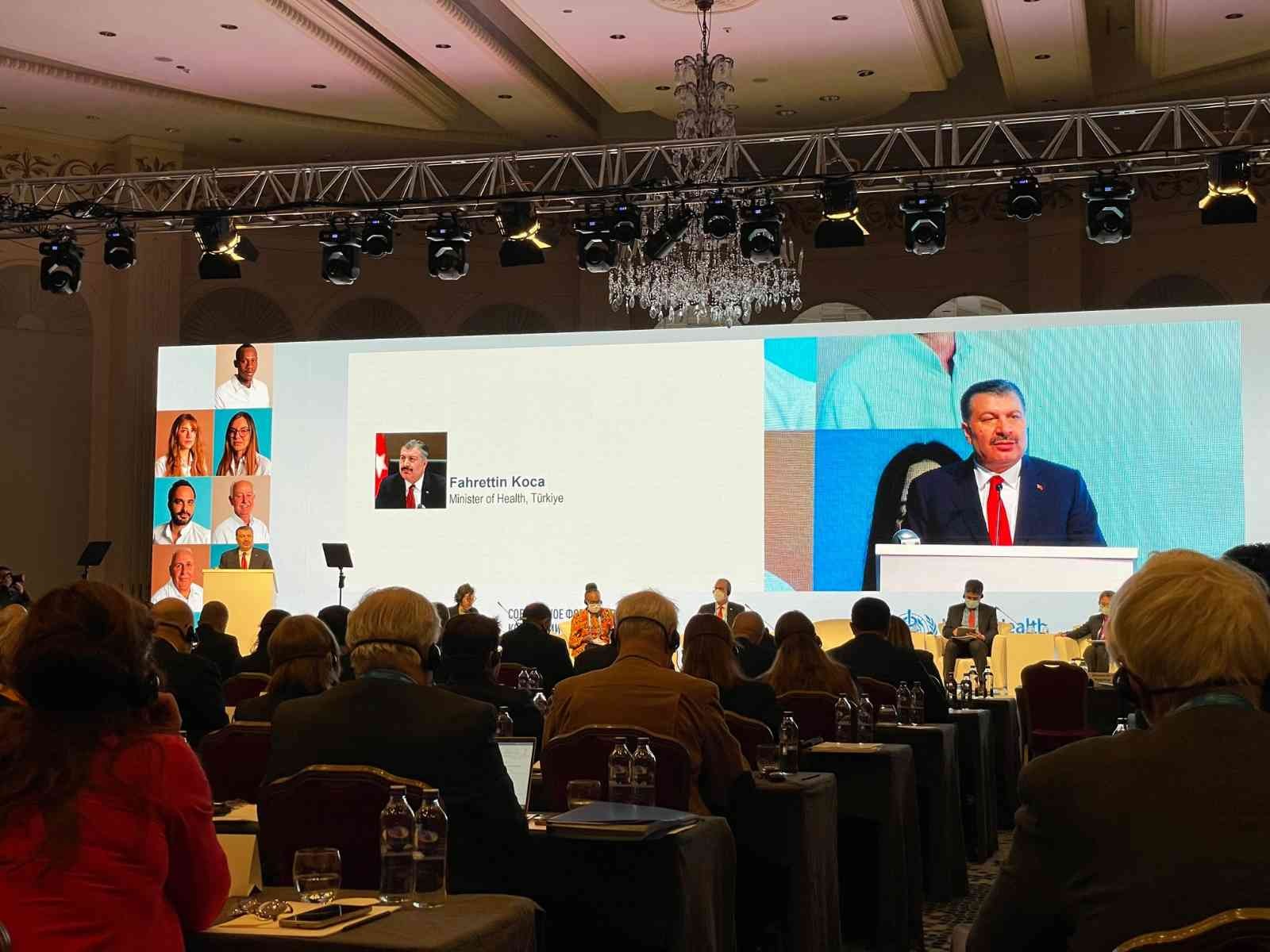 Sağlık Bakanı Fahrettin Koca, “Pasaportuna göre göçmenlere politika belirlemek bu yüzyılın tedbir kisvesine bürünmüş ırkçılığıdır” Dünya Sağlık Örgütü(DSÖ) Avrupa Bölgesi Göç ve Sağlık Yüksek Düzeyli Toplantısı İstanbul’da gerçekleşti. Toplantıda konuşan Sağlık Bakanı ...